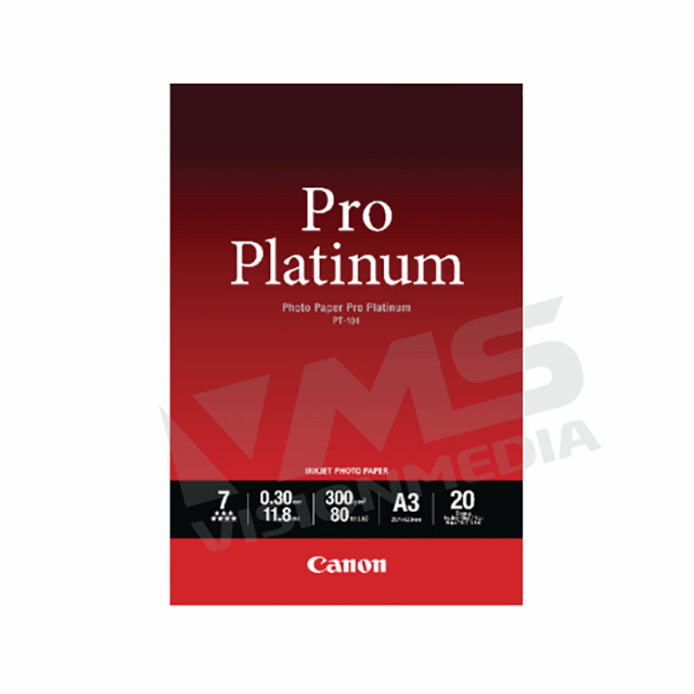 CANON PHOTO PAPER PRO PLATINUM (PT101 A3) Vision Media