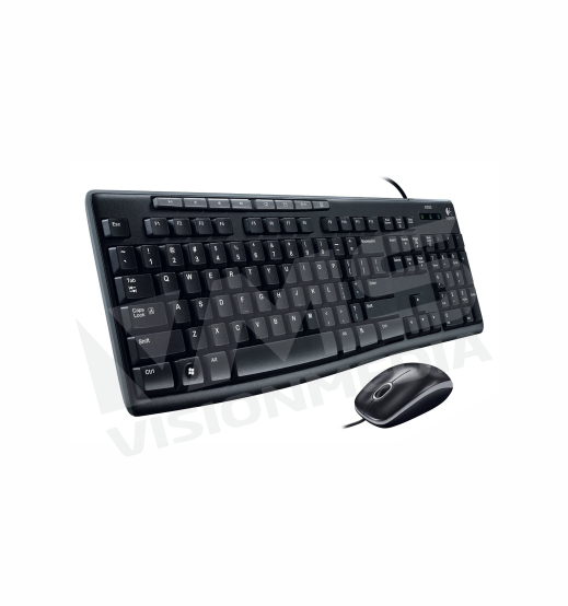LOGITECH KEYBOARD & MOUSE COMBO (MK200) Vision Media