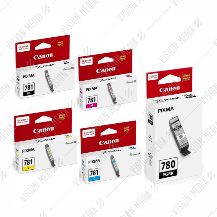 CANON CYAN DYE INK TANK (CLI-781C) – Vision Media